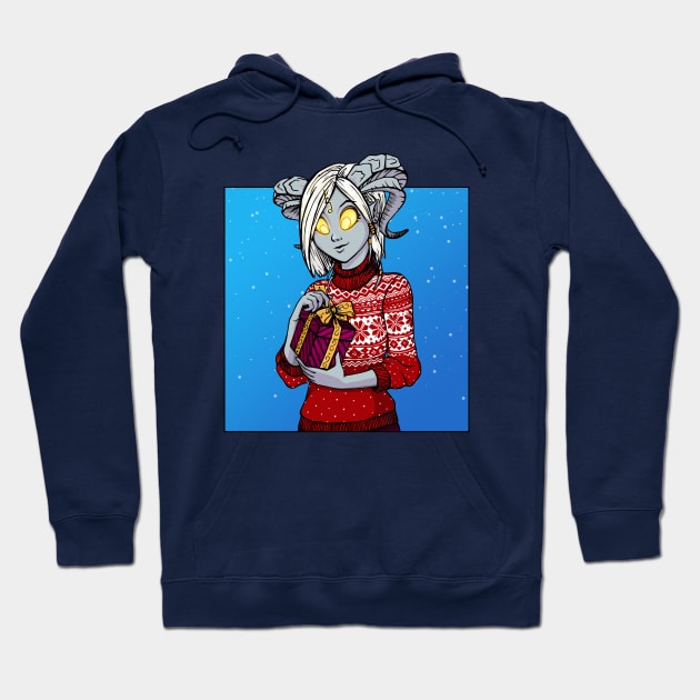 Draenei Christmas Hoodie by Bazisa